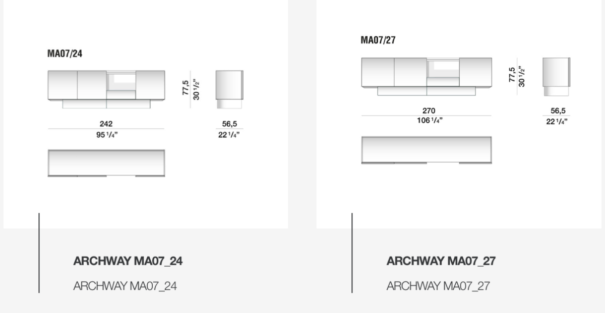 dimensions-archway